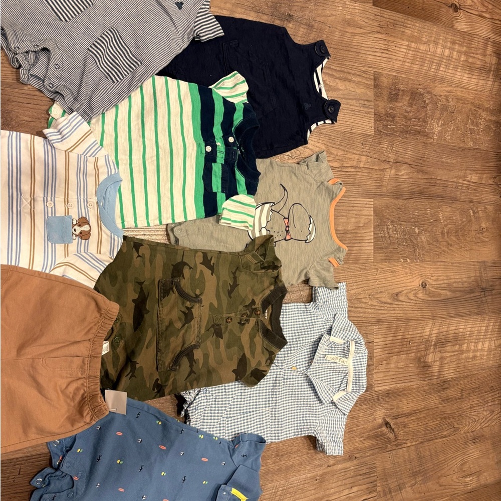 Assorted Baby Rompers and Outfits